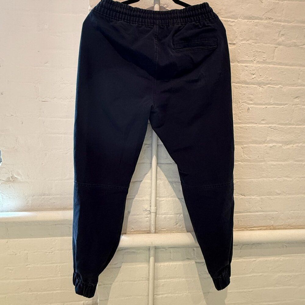 Abercrombie Mens Drawstring 4-Way Stretch Jogger - Navy Small